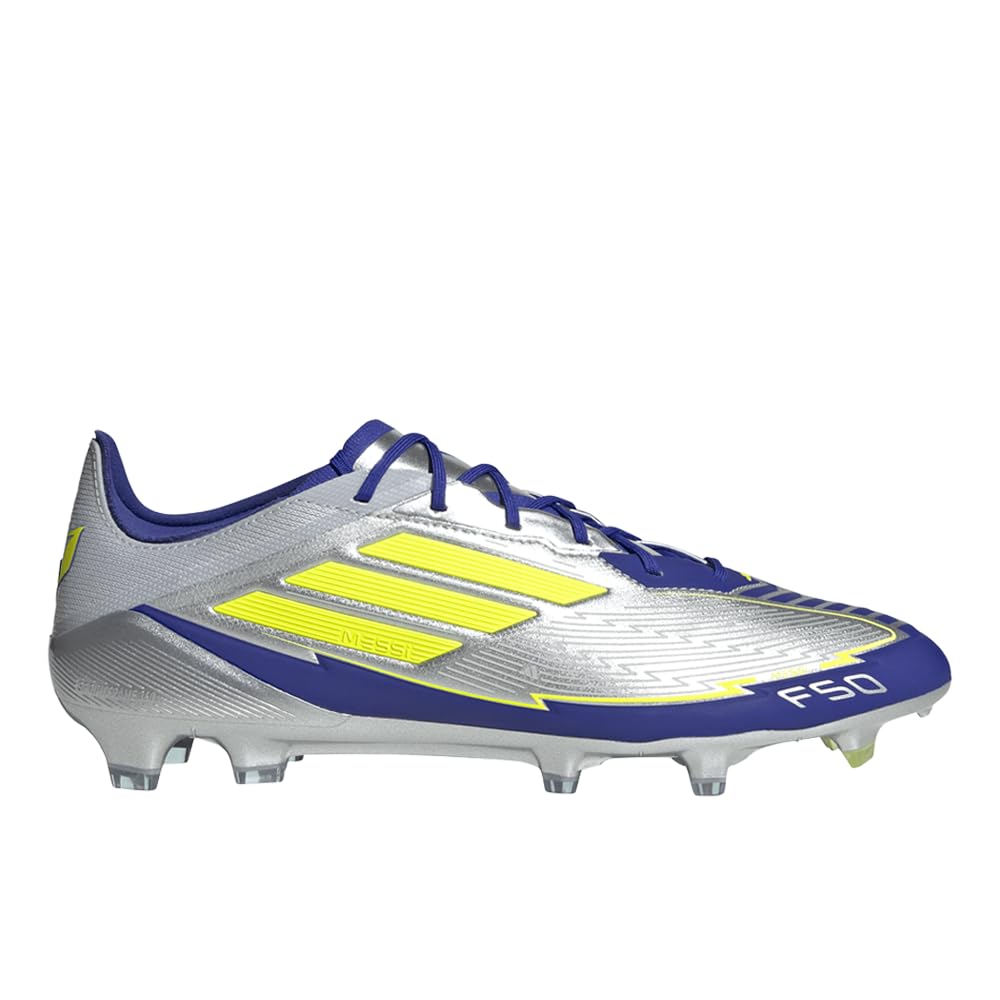 Mens F50 Elite Messi Firm Ground Soccer Cleats - Silver