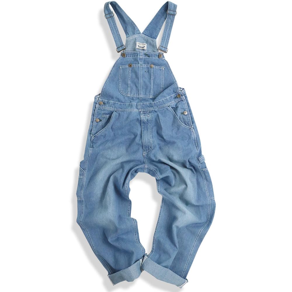 Amazon.co.jp: [クインテット] DENIM オーバーオール メンズ デニム