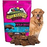 Wild Meadow Farms - Classic Wild Boar Bites, Soft Jerky Treats for Dogs - 3.5 Ounce Pouch