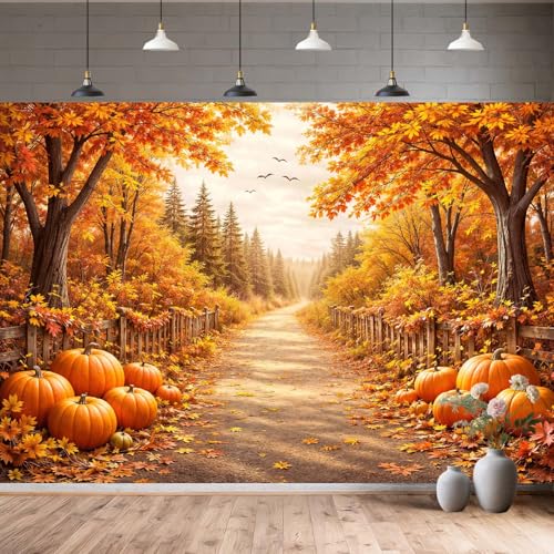 Fond studio photo automnal avec feuilles d'érable pour des portraits chaleureux