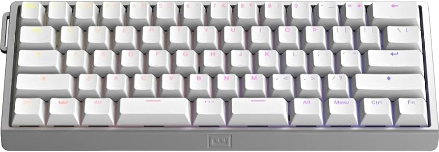Wooting 60HE v2 Teclado Mecânico Gamer, 60%, RGB, Alumínio Prata