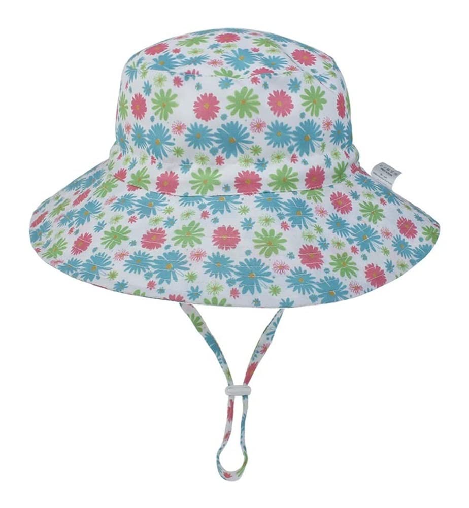 Cappello da Sole Cappello a Secchiello con Protezione Solare Floreale Cappellini da Pesca da Spiaggia ad Asciugatura Rapida con Sottogola Regolabile Cappello da Spiaggia (Color : Style-6) (Style )