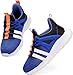 YOLARK Boys Girls Sneakers for Kids Non-Slip Tennis Shoes Fashion Lightweight Breathable Running Sport Athletic(Blue White Toddler Size 10)