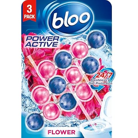 Bloo Toilet Rim Block with Fresh Flowers Cover