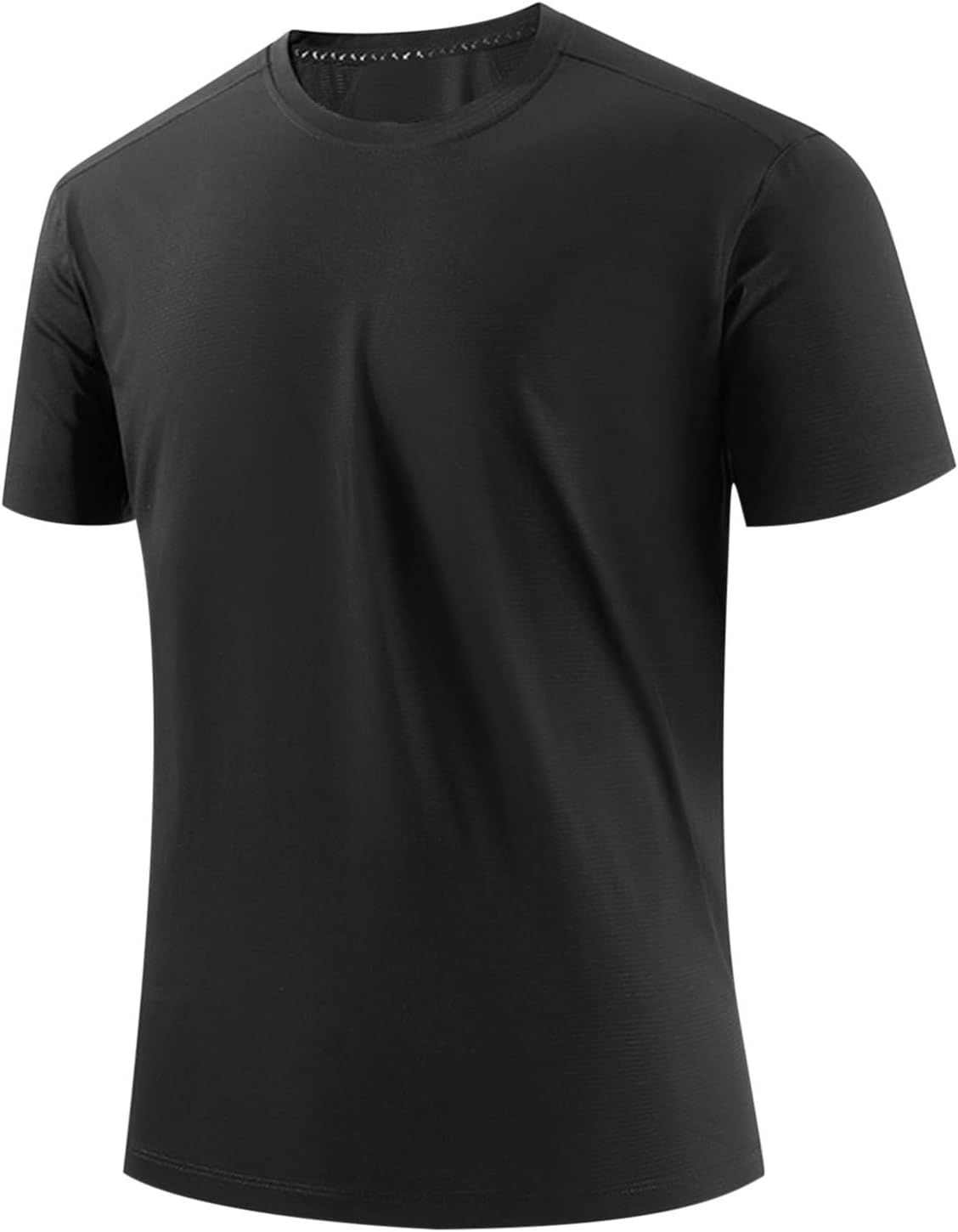 Workout Shirts for Men Ice Silk Quick Dry Summer T Shirts Running Training Athletic Short Sleeve Moisture Wicking Tee