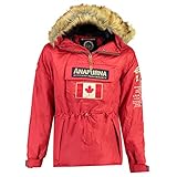  Anapurna by Geographical Norway - Veste de Ski et Montagne pour Homme (Small, Red)
