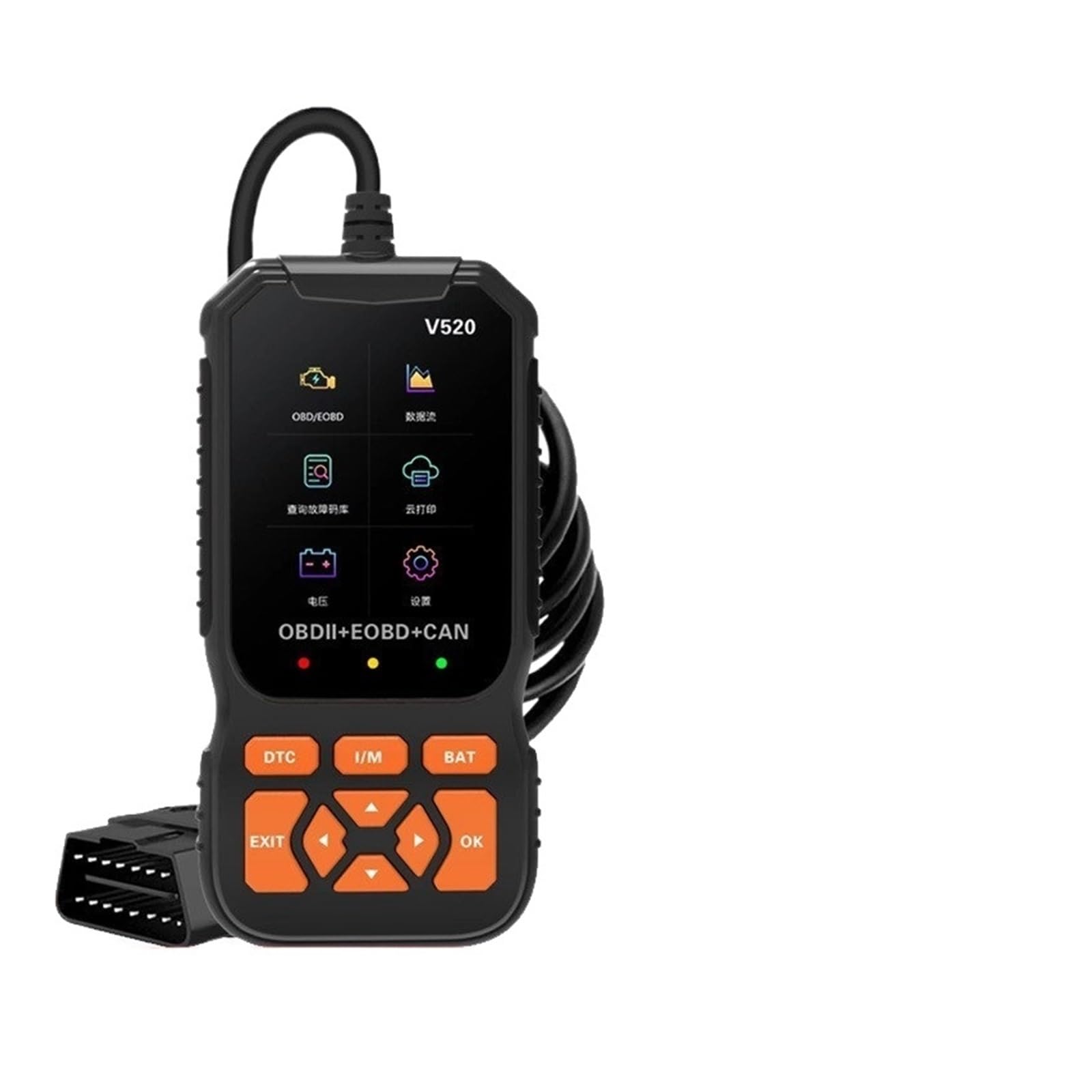Strumento diagnostico for Auto V520 Lettore di Codici OBD2 for Rilevatore guasti al Motore for Strumento diagnostico