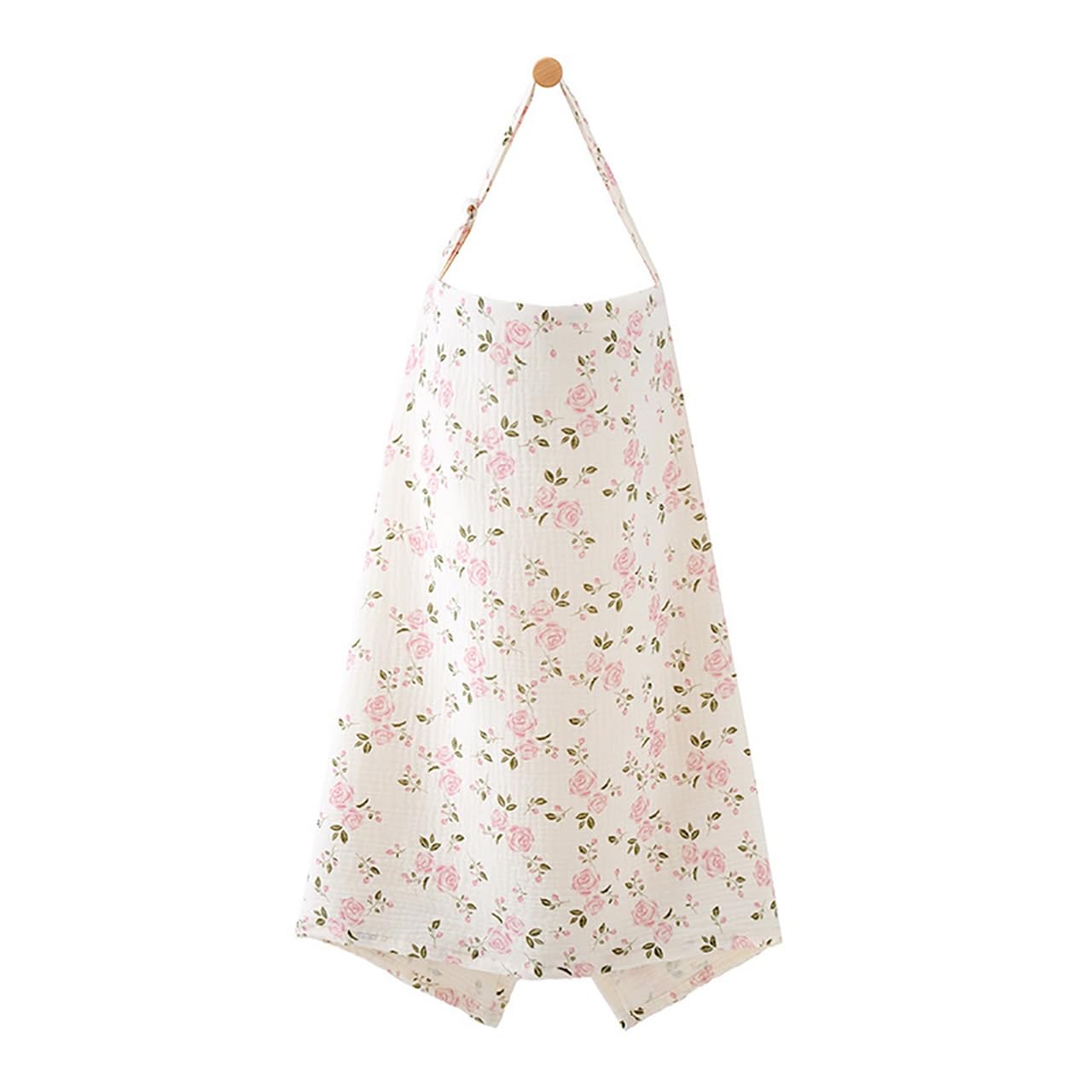 Muslin Nursing Covers For Breastfeeding,Breast Feeding Cover,Privacy Breast Feeding Cover With Arch Neckline For Mom,Soft 360° Coverage Breathable Lightweight Apron For Privacy Shield,24.4x37.4in(L)