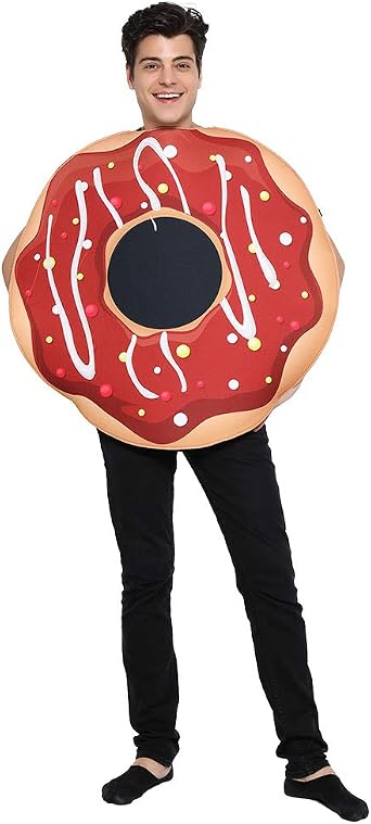 EraSpooky Donut Costume Family Party Fancy Dress for Adult