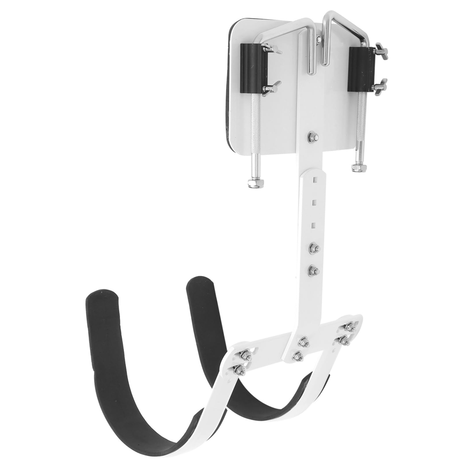 Verstellbarer Snare Drum Carrier mit Weißem Schultergurt aus Aluminiumlegierung Leicht und Einfach zu Montieren Zubehör für Trommel Groß und Marching Band