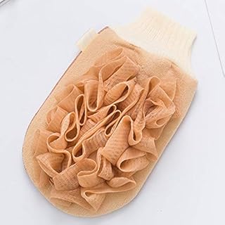 zxb-shop Toalla Exfoliante 1 unids Exfoliante DUCOS Dual DUCHO Ducha Frote de baño Baño de baño Toalla de baño de Viscosa/Esponja/PE Accesorios de baño Toalla de microabrasión Exfoliante (Color : C)