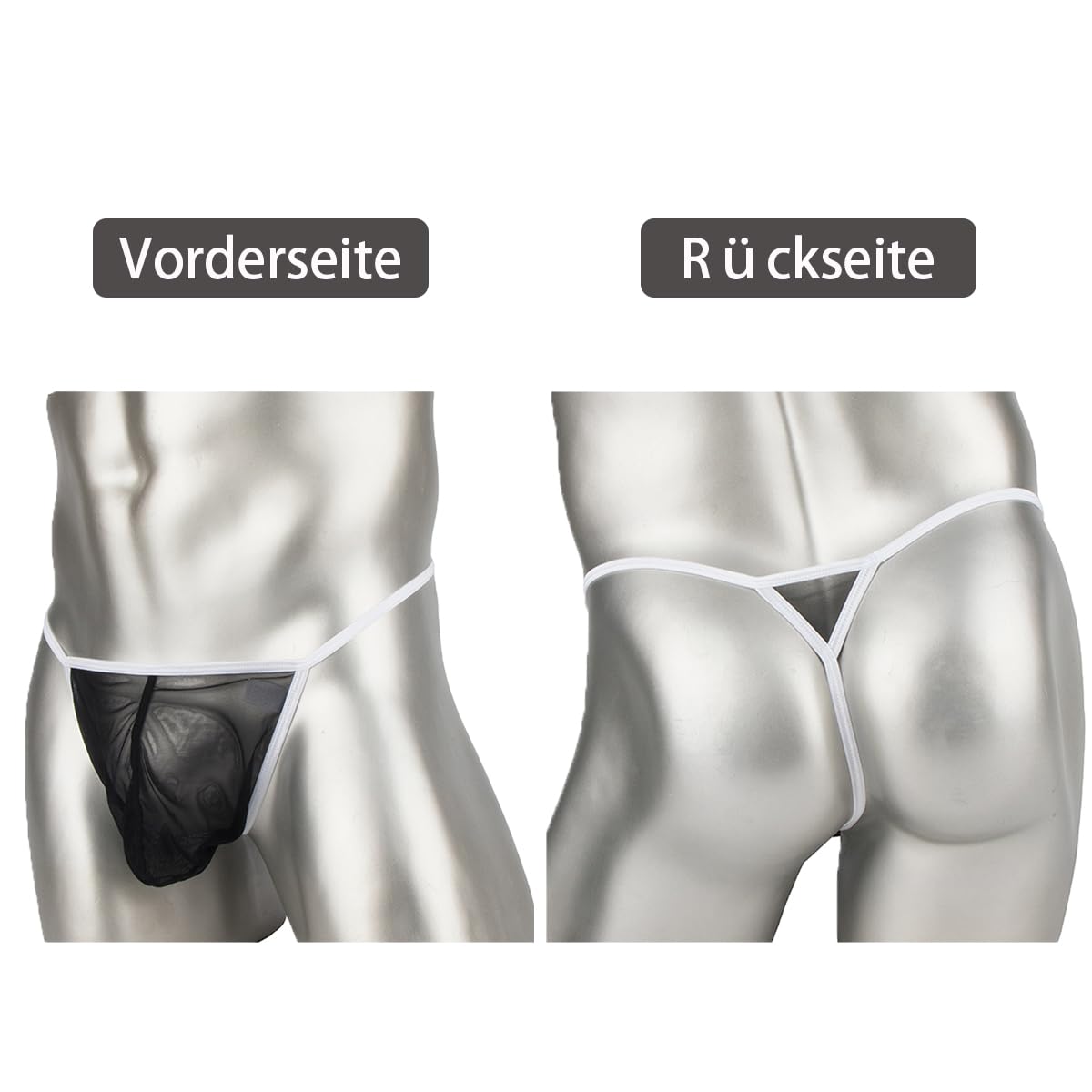 Niedrige Taille Herren Strings Weich und Bequem Leicht Dehnbar