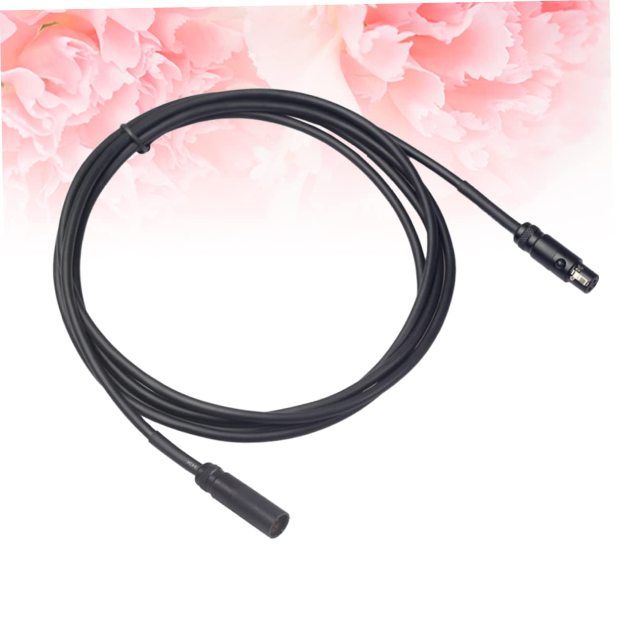 Abaodam 3 Piezas Cable macho de 3 pines a hembra de 3 pines cable de micrófono cable de auriculares Altavoces cable de extensión cable micro xlr mini tejer altavoz hombre a mujer