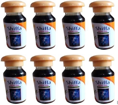 SHIFFA PHARMA- Herbal Instant Pain Relief Tulasi Oil-60ml(pack of 8)
