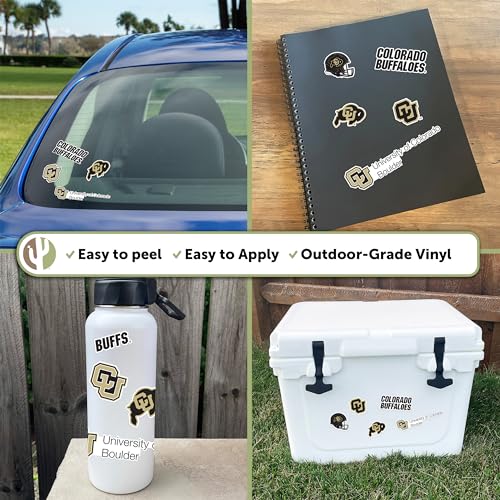 Autocollant vinyle NCAA Colorado étanche pour scrapbooking et auto