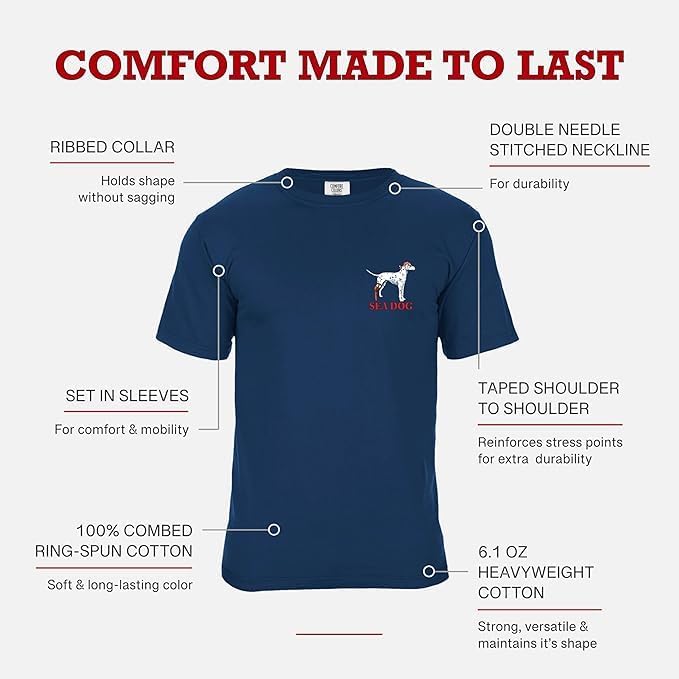 SEA DOG Proud to Have Served United States Veteran T-Shirt, 100% Ringspun Cotton, Relaxed Fit, Printed in USA - Image 4