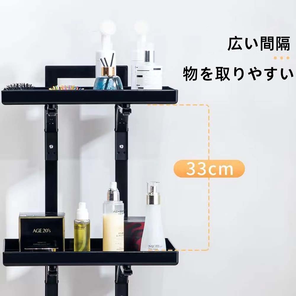 Amazon.co.jp: Dyaskzw 美容車用カート 折りたたみ 美容室ワゴン