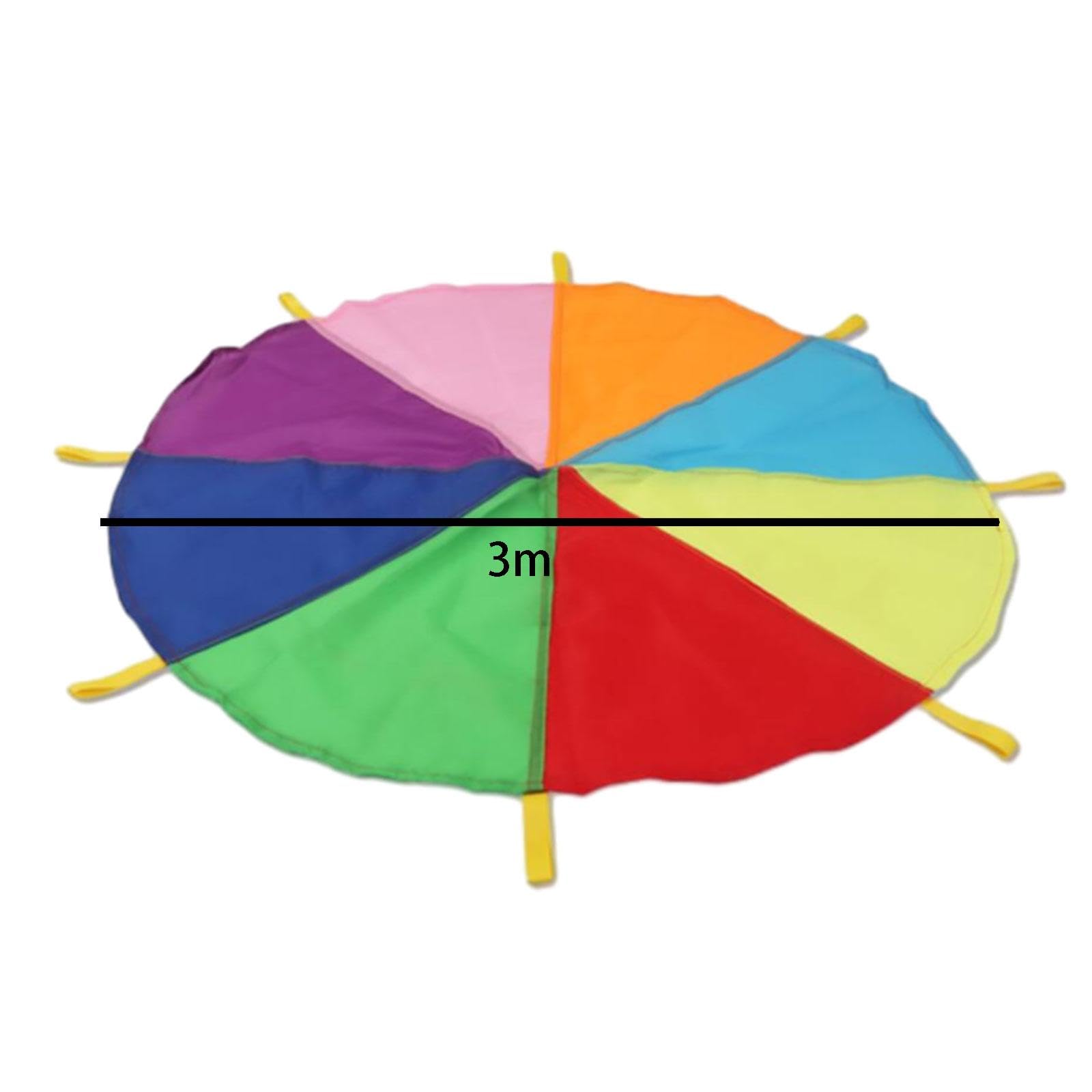 Paracadute Arcobaleno Giocattolo, Giocattolo per L'apprendimento Sensoriale, per Lo Sviluppo Sensoriale, Ombrello Colorato, Giocattolo