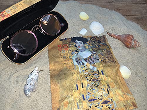 VON LILIENFELD Brillenetui Brillenkoker Stabiele Gustav Klimt: Adele Reinigingsdoek Glasses Case Art - Image 6