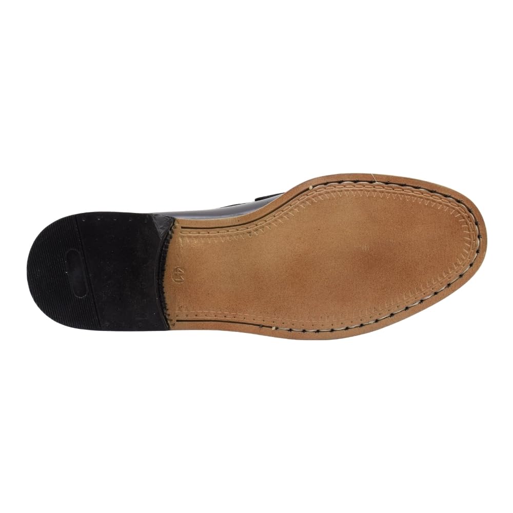 Castellanos Piel Negros con Antifaz Hombre Color Negro Piel Hombre Color: Negro Talla: 43