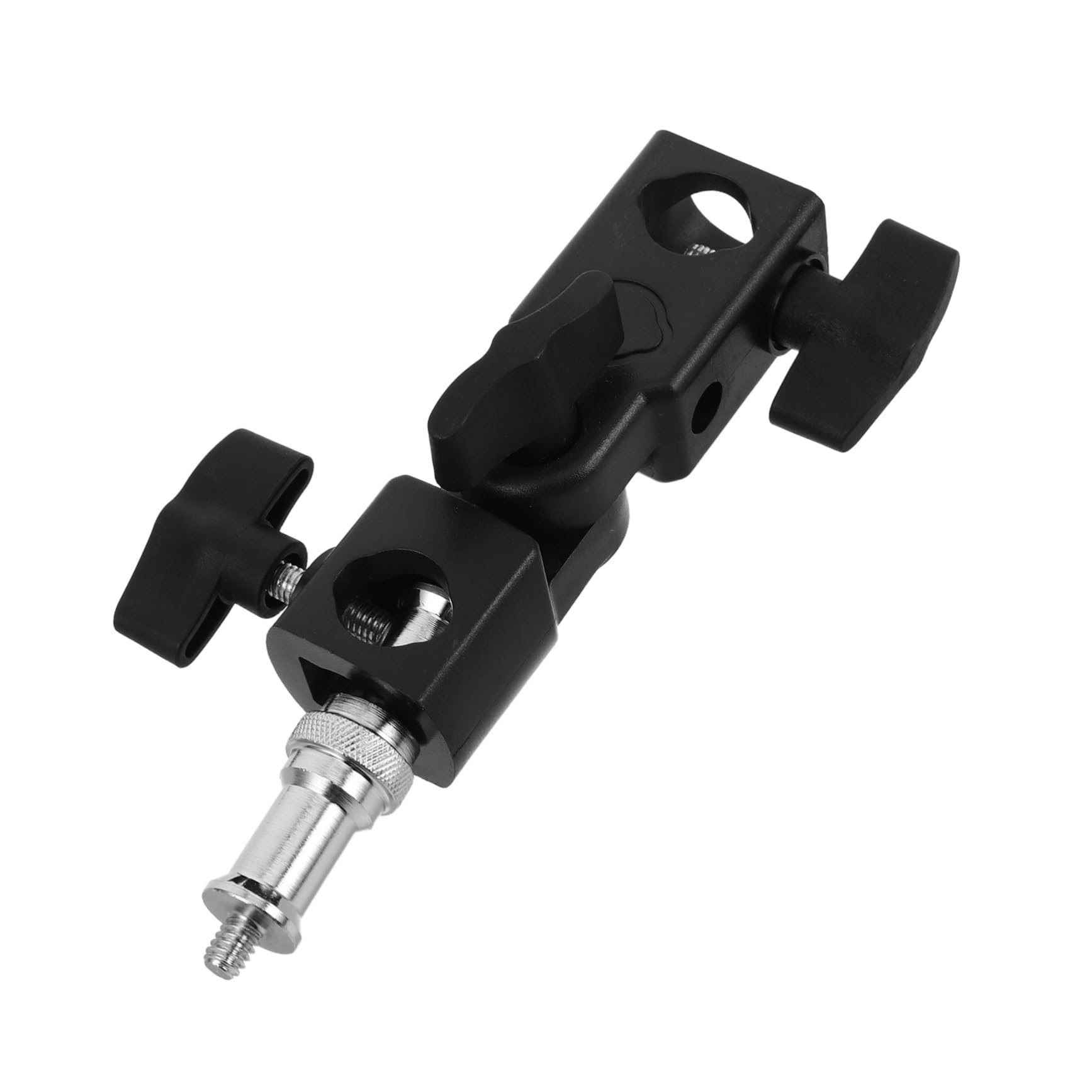 Adaptador de soporte de flash portátil Gatuida con clip para paraguas y trípodes 8