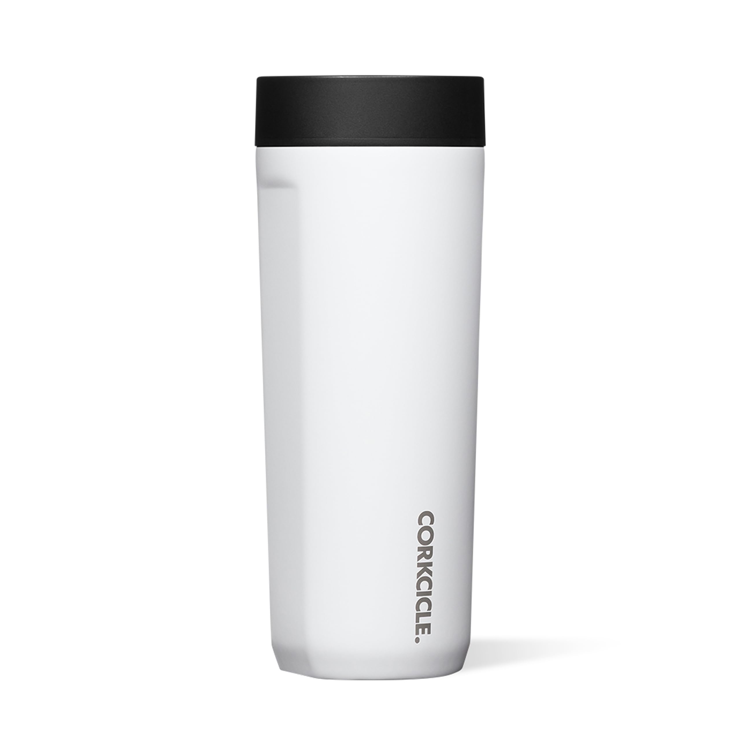 Corkcicle Commuter Cup, 17 oz, Gloss White