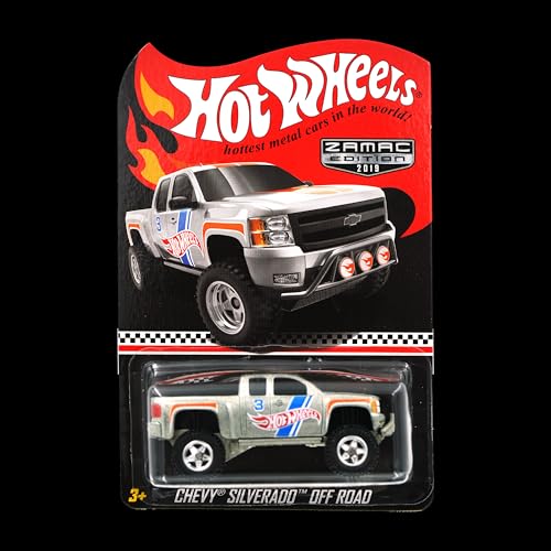 Image of Hot Wheels Collector Edition | Premium Die-Cast Metal Car for Kids & Collectors | Rare One-Time Release Model for Boys | No Restock Limited Edition (Chevy Silverado Off Road (2019)