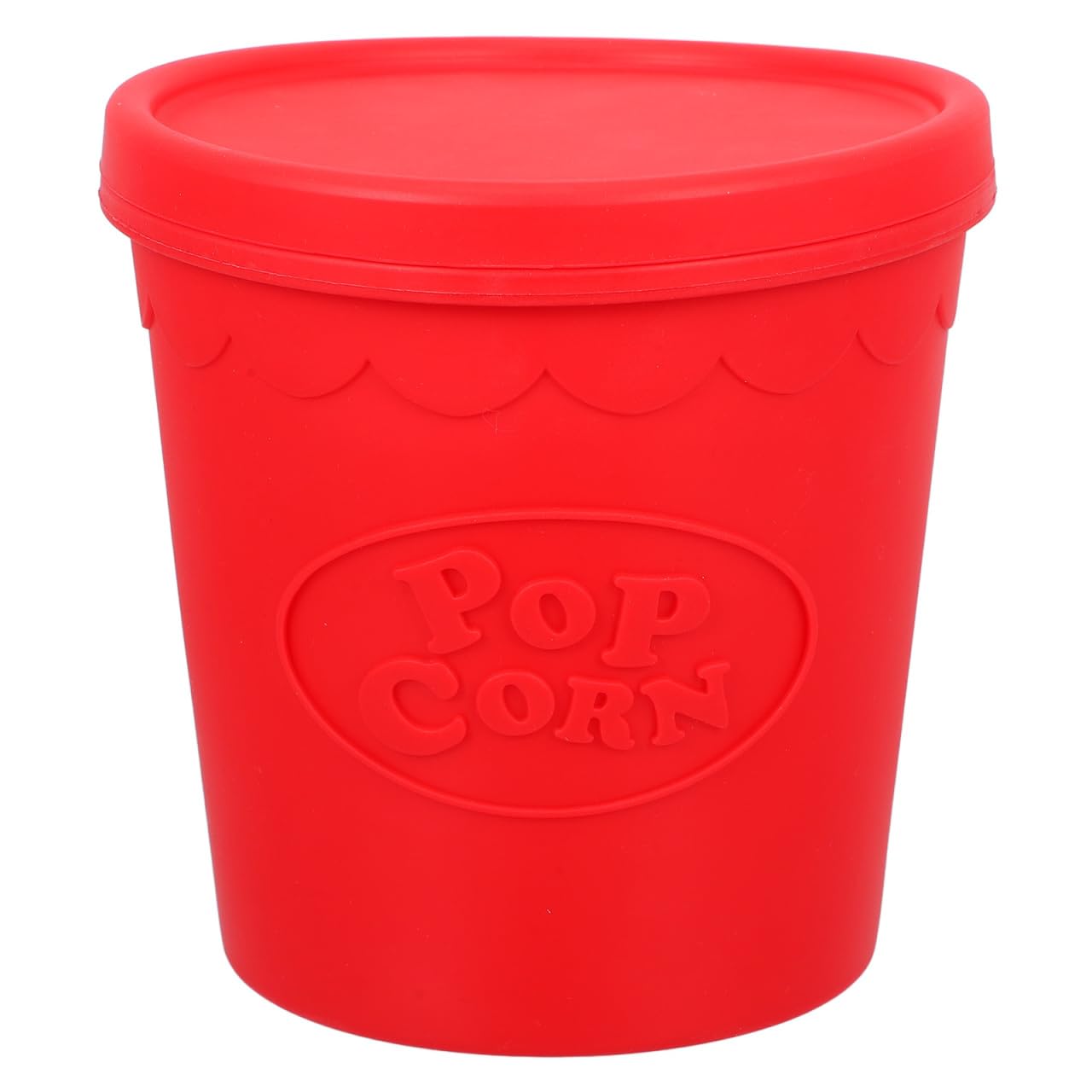 Seau à popcorn réutilisable silicone pour fête soirée cinéma et grand récipient goûter