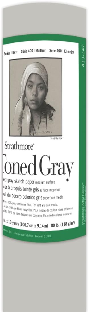 TONE 400 GRAY ROLL 42X10yd