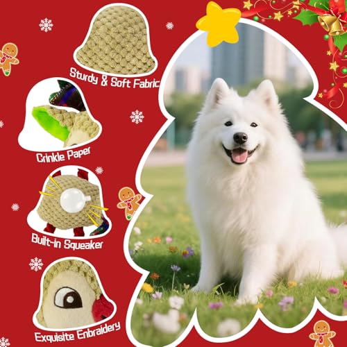 Juguete Navideño para Perros con Sonido y Cuerda miniatura 3