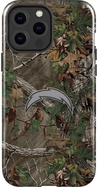 Skinit Impact Phone Case Compatible with iPhone 14 Pro Max - Officially Licensed NFL Los Angeles Chargers Realtree Xtra Green Camo Design