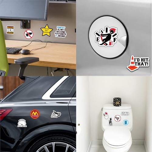 200pcs Funny Stickers for Adults, Prank Meme (Dirty) Hilarious Sticker Pack for Laptop, Hard Hat, Work, Water Bottles, Computers, Vinyl Waterproof Decals (200) - Image 7
