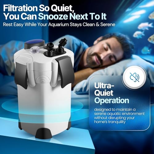Flexzion FLT_OTS_265GPH Aquarium Canister Filter For Up To 75 Gallon Fish Tank thumb #4