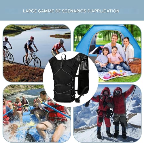 Chaqueta de hidratación impermeable con ajuste de pecho anticaída 4