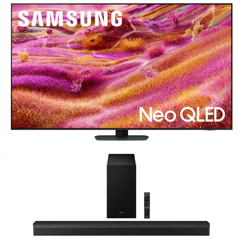 Image of Samsung QN75QN90FAFXZA 75 Inch Neo QLED 4K QN90F Vision AI Smart TV with a HW-B750F B Series Soundbar 5.1 Ch and Subwoofer (2025)