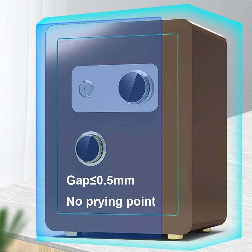 Caja fuerte de acero ignífugo con cerradura de combinación mecánica, montada en la pared para una fácil instalación, ideal para oficinas, hoteles y bancos