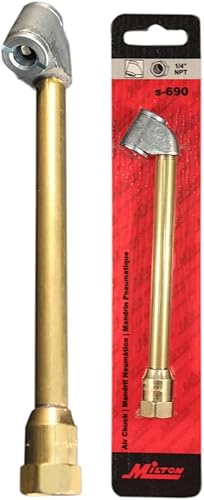 Milton 14 pulgada FNPT portabrocas de aire de doble cabezal, individual