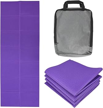Amazon | 折り畳み 厚手 ヨガマット トレーニングマット 持ち運び 収納