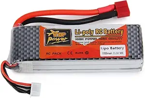 LUCKKYSTORE Lipo Battery 2200 mAh 3S 35C 11.1V for Drone, Quadcopter, Hexacopter, Rc Plane, Boat, Car
