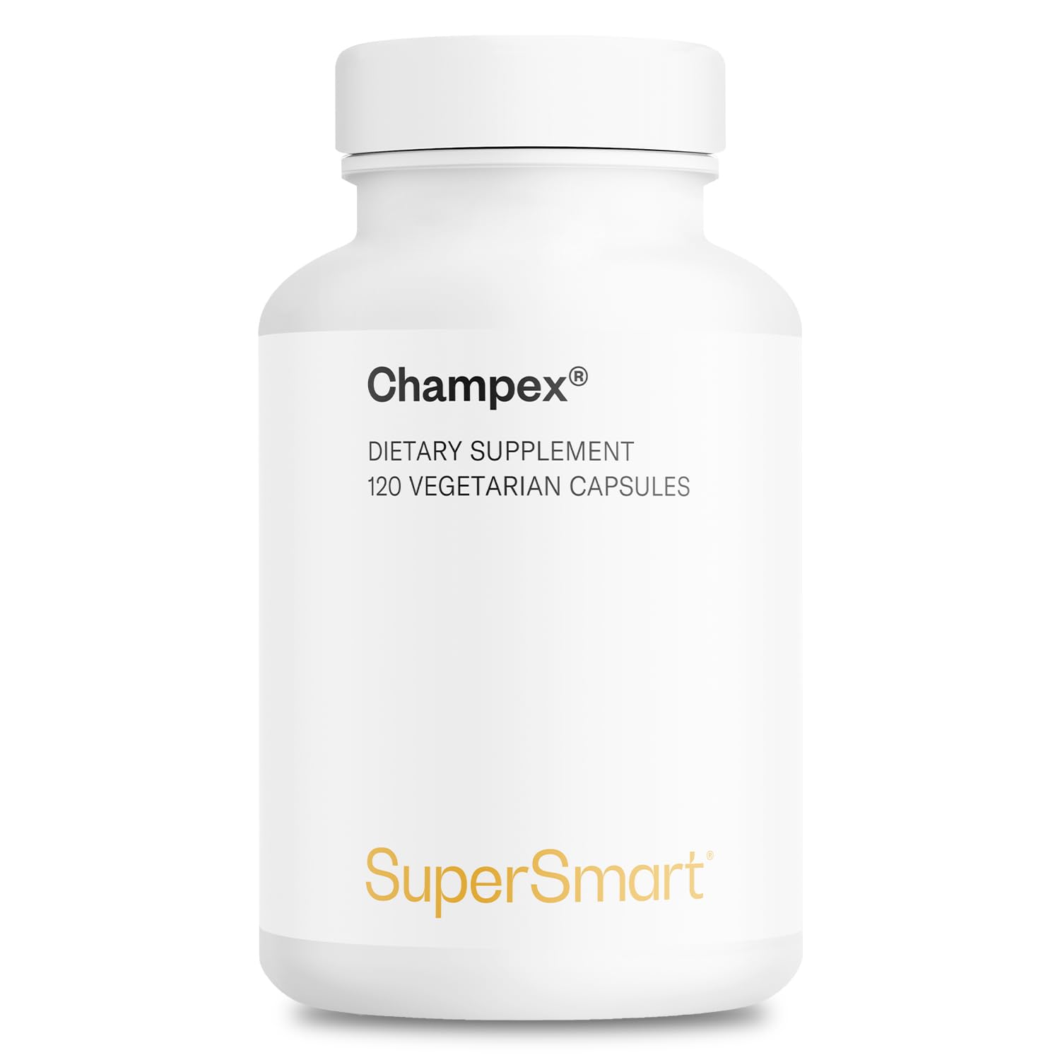Supersmart - Champex Mushroom (Agaricus Bisporus Extract) 1500 mg per Day - Body Odor & Bad Breath Supplement - Internal Deodorizer | Non-GMO & Gluten Free - 120 Vegetarian Capsules