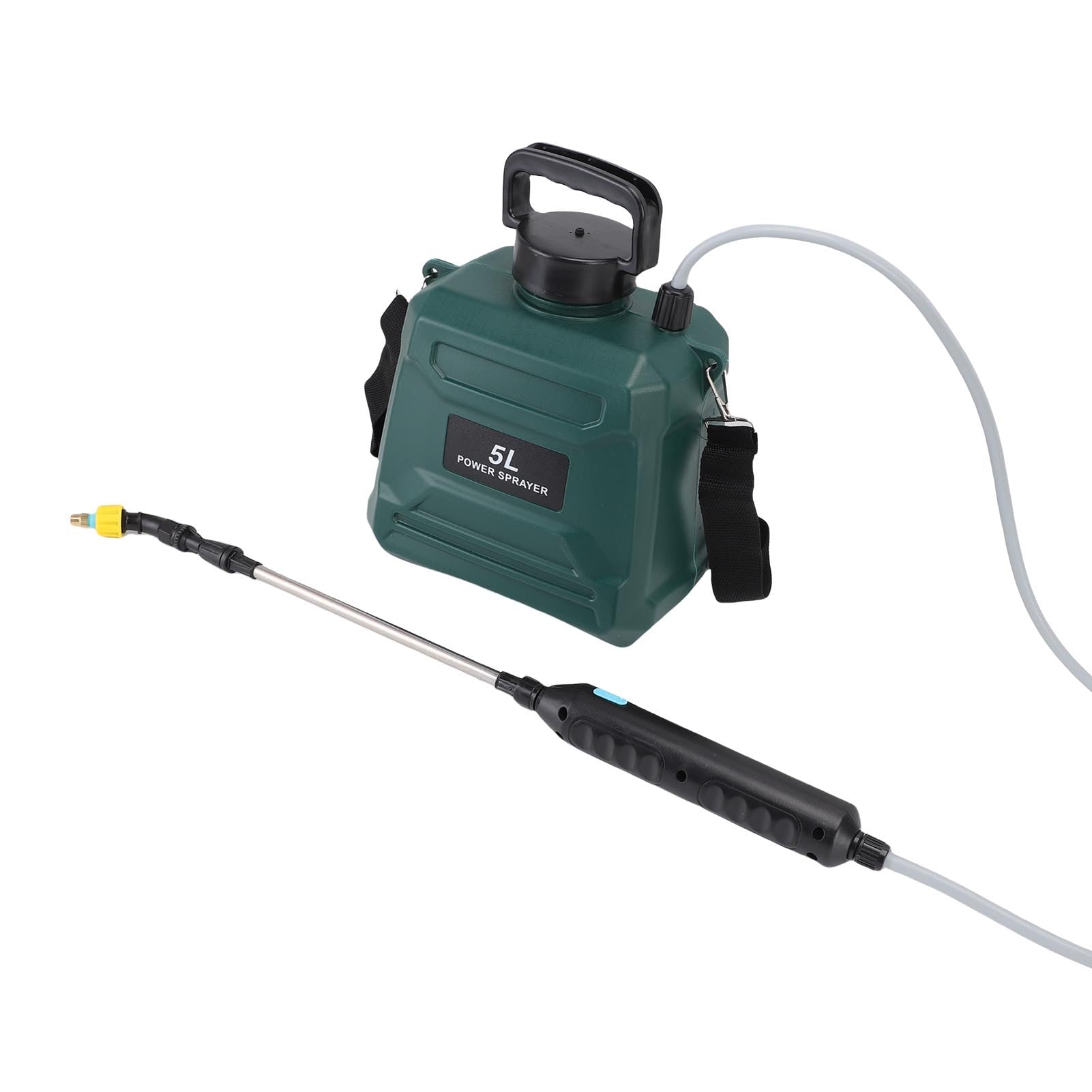 Fdit Spruzzatore Elettrico da Giardino, Pompa a Batteria con Ugello (GREEN)