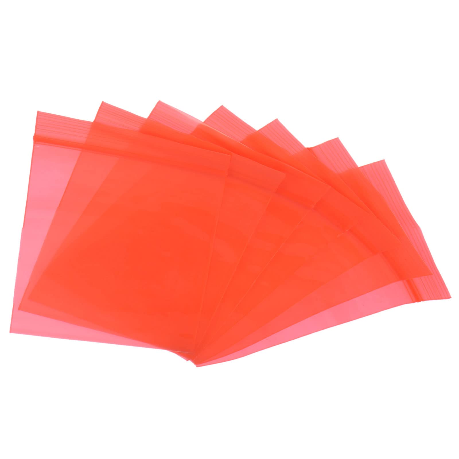 Rebower Anti Static Bags ESD Shielding Bags Resealable, [for Electronic Device GPU Hard Drive SSD HDD Motherboard] - 2.4x3.5inch/50pcs/Red