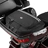 KEMIMOTO Upgraded Rear Turnk Liner 40L with Upgraded Strap Luggage Bag Compatible with Touring CVO Trike 1993-2025 Models for Street Glide Road Glide Road King Black