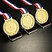 Acrridi Gold Medals for Awards,1st Winner Medals for Sports, Competitions, Party, Olympic Style, 3 Inches (3, Big Gold)