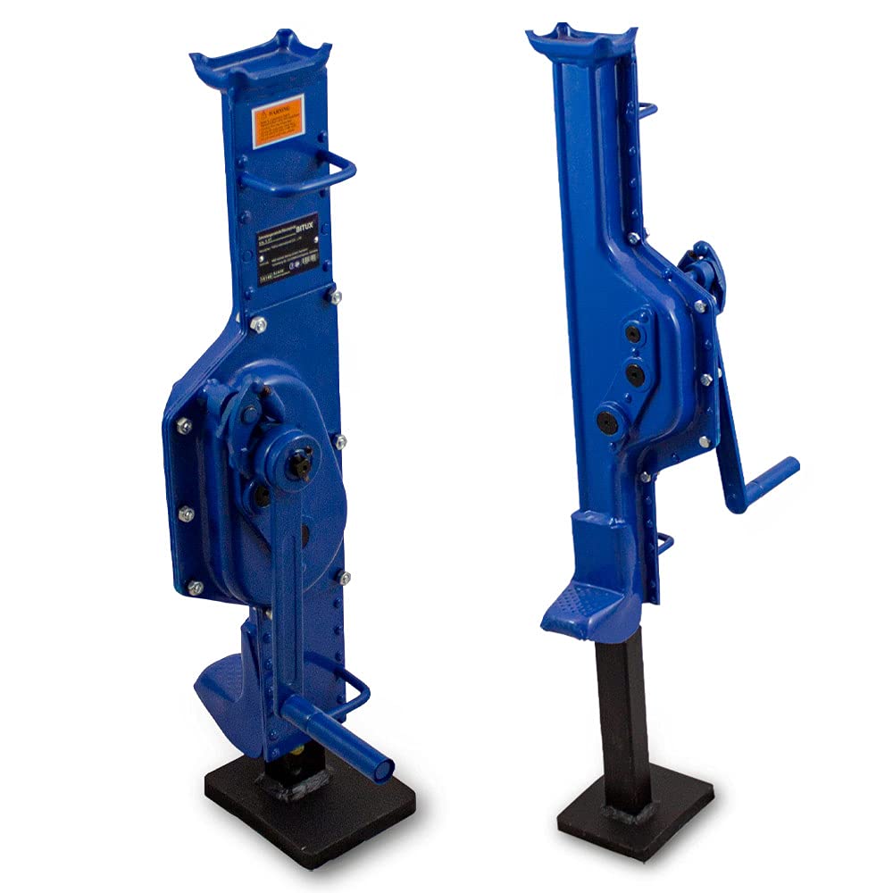 BITUXX® Stahlwinde 5,0 t Zahnstangenwinde Zahnstangenheber Stockwinde Hubwinde Hebewinde 5000 kg Winde (1 Stück)