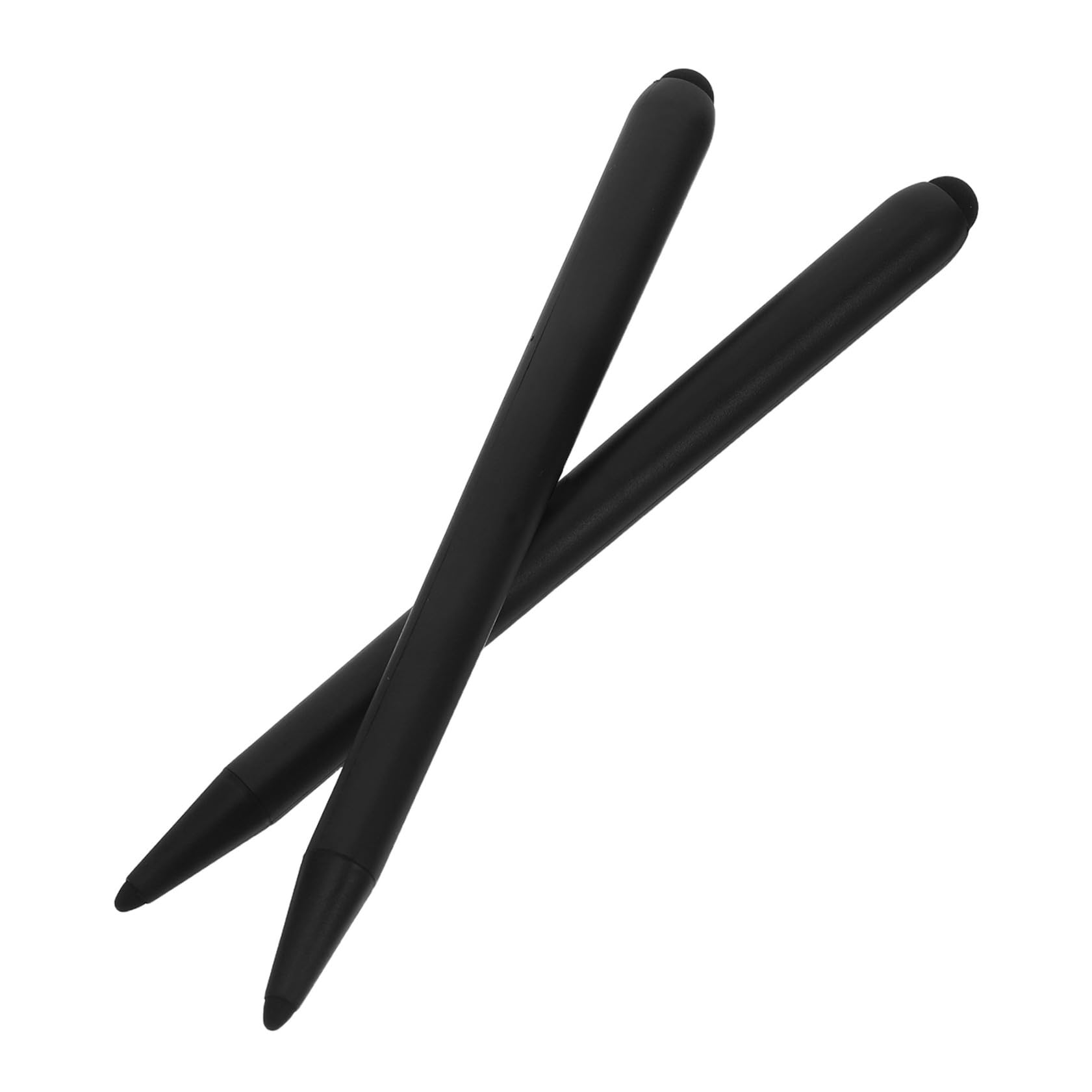 Kichvoe Penna Touch per Schermo Doppia Estremità, 2 Pezzi, Plastica Resistente, per Lavagna Bianca Digitale e Uso Educativo, Colore Nero