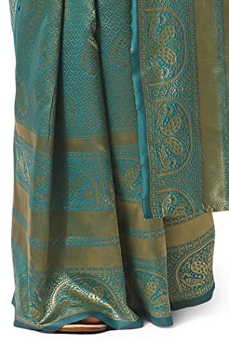 Image of MIRCHI FASHION Women Saree | Jacquard Banarasi Silk Woven Ethnic Motif Office Wear Sari