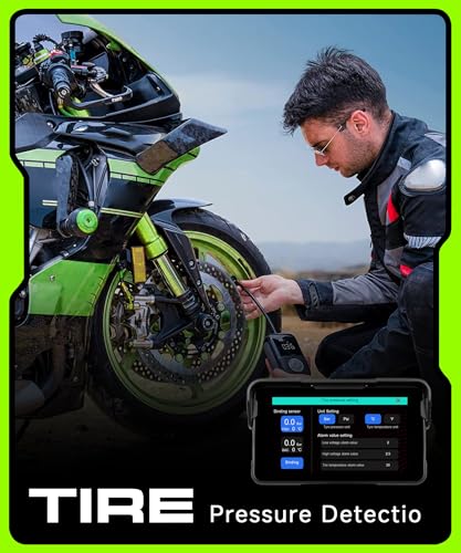 Image of Motorcycle CarPlay Screen 5 Inch Wireless & Android Auto, Safety-Focused with IP68 Waterproof Touchscreen, 3s Quick Release Bracket, Voice Control, GPS, Bluetooth Helmet /TPMS Support