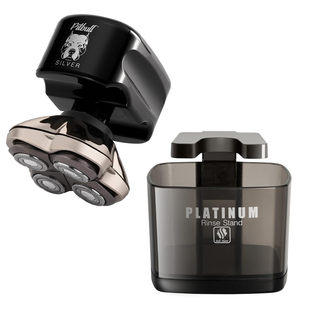 脱毛・除毛 Skull Shaver Pitbull Silver Pro SX5 Pitbull Silver PRO SX5 | 2025 Version – Skull Shaver