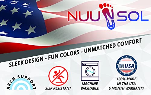 Image of NUUSOL Unisex Cascade Flip Flops; Non-Slip Hiking /Plantar Fasciitis Footwear; Soft Cushion, Lightweight & Comfortable; Arch Support & Textured Footbed, Pain Relief for Joint, Neck & Back Injuries
